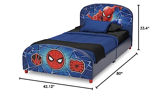 Upholstered Twin Bed, Marvel Spider Man